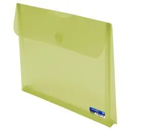Sobre Velcro A4 Fuelle Amarillo