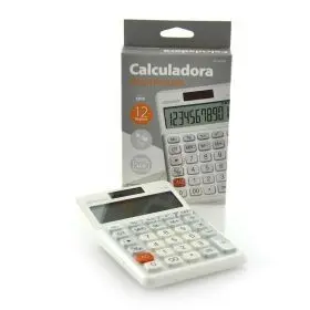 Calculadora Aluminum Blanco Caja Indiv.