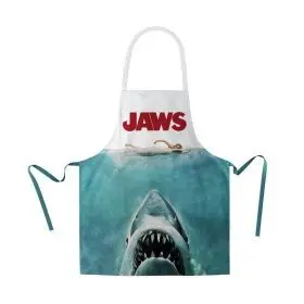 Jaws Poster Delantal Packaging Cartón Jaws