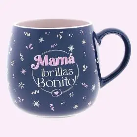 Taza Ovalada - Mamá ¡ Brillas Bonito!