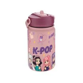 Botella Térmica con Adaptador Infantil / Thermal Bottle 330Ml -Makeup K-Pop