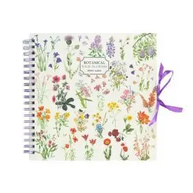 Scrapbook Photo Album 26X26Cm 40 Paginas Botanical Wild Flowers Kokonote