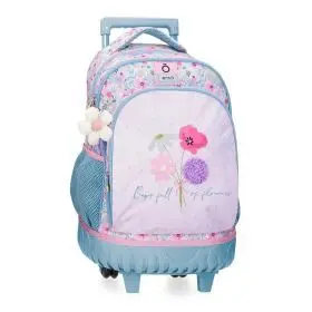 9772921 Mochila Compact 2R Full Of Flowers