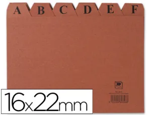 Indice Fichero Carton Nº 5 16X22