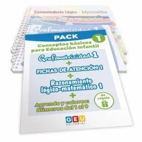 Pack Conceptos Básicos en Educación Infantil 1 + Aprendo y Coloreo de Regalo