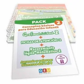 Pack Conceptos Básicos en Educación Infantil 2 + Aprendo y Coloreo de Regalo