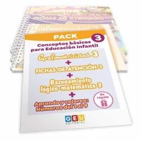 Pack Conceptos Básicos en Educación Infantil 3 + Aprendo y Coloreo de Regalo
