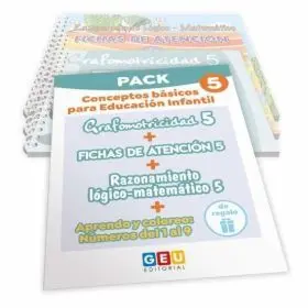 Pack Conceptos Básicos en Educación Infantil 5 + Aprendo y Coloreo de Regalo