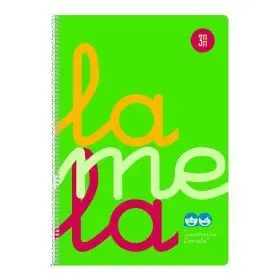 Cuaderno Espiral Fº/A4 3Mm Pp Fluor Verde Lamela Libreta Folio