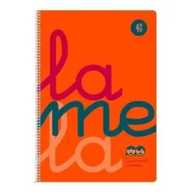 Cuaderno Espiral Fº/A4 4Mm Pp Fluor Naranja Lamela