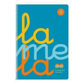 Cuaderno Espiral Fº/A4 4Mm Pp Fluor Azul Lamela