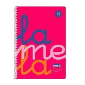 Cuaderno 4º Lamela Fluor. Pp. C4 - Rosa