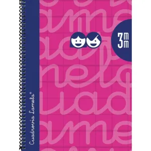 Cuaderno Espiral 4º/A5 Extradura 3Mm Fucsia Lamela
