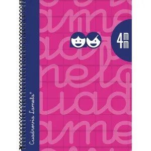 Cuaderno Espiral 4º/A5 Extradura 4Mm Fucsia Lamela