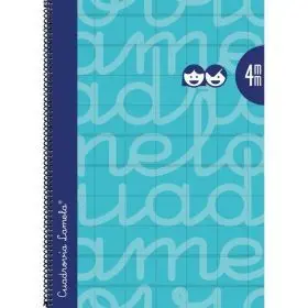 Cuaderno Espiral Fº/A4 4Mm Extradura Turquesa Lamela