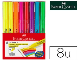 Blister 8 Rotuladores Textliner 38