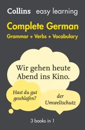 Collins Easy Learning German : Easy Learning Germa