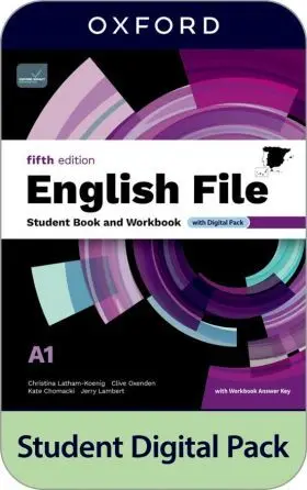 English File A1 Student And Workbook With Key Fifth Edition 5A. ed