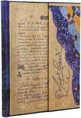 Paperblanks Agenda 2027 Dp 18 / Gaudi, The Manuscript Of Reus / Ultra / Vertical