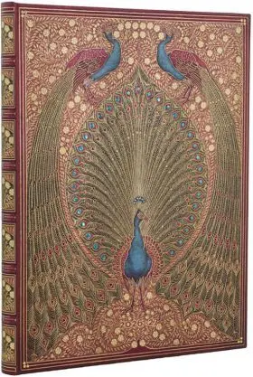 Paperblanks Agenda 2027 Dp 18 / HafizS Peacocks / Ultra / Vertical