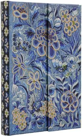 Paperblanks Agenda 2027 Dp 18 / Blue Willow / Mini / Horizontal