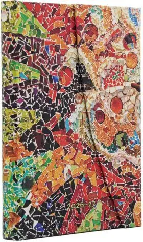 Paperblanks Agenda 2027 Dp 18 / GaudiS Sun / Mini / Horizontal