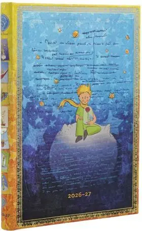 Paperblanks Agenda 2027 Dp 18 / Saint-Exupéry, The Little Prince / Midi / Horizo