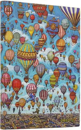 Paperblanks Agenda 2027 Fp 18 / Balloon Festival / Midi / Horizontal