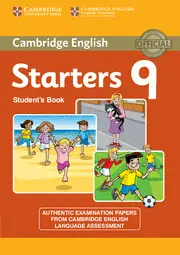 Cambridge English Young Learners 9 Starters Studen