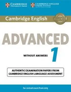 Cambridge English Advanced 1 For Revised Exam From 2015 Student's Book Without
