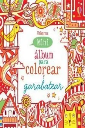 Mini Album para Colorear y Garabate Rojo