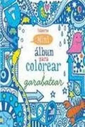 Mini Album para Colorear y Garabate Azul
