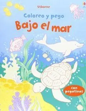 Bajo el Mar Coloreo y Pego