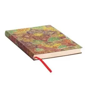 Paperblanks Libro Brocaded Paper / Bavarian Wild Flower / Midi / Rayado