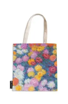 Monet Chrysanthemuns/Canvas Bag