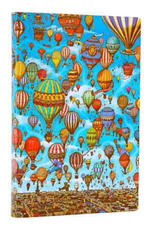 Paperblanks Libro Pierre The Maze Detective / Balloon Festival / Midi / Liso
