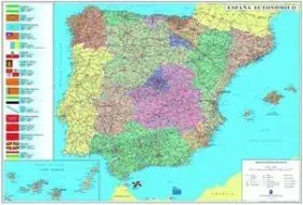 Mapa España y Portugal 13734
