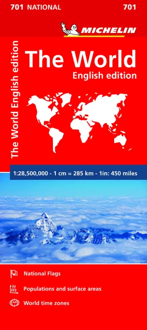 Mapa The World (Mapa Nacional el Mundo Michelin)