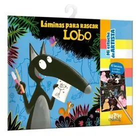 Laminas para Rascar. Lobo
