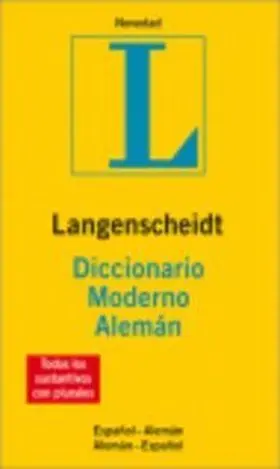 Diccionario Moderno Aleman-Español Español-Aleman