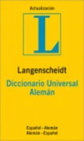 Diccionario Universal Aleman-Español Español-Alema