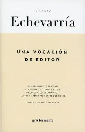 Una Vocación de Editor