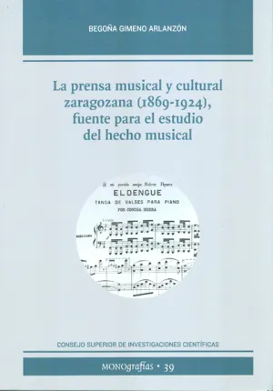 La Prensa Musical y Cultural Zarazozana. 1869-1924