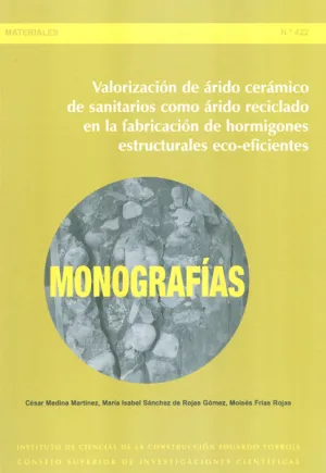 Valorizacion de Arido Ceramico de Sanitarios Como