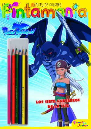 Blue Dragon. Pintamania Lapices de Colores