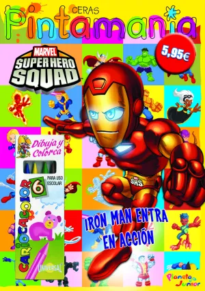 Super Hero Squad. Pintamania Ceras