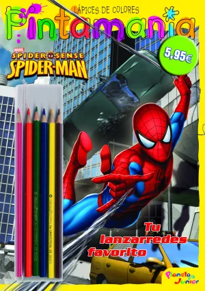 Spiderman. Pintamania Lapices Colores