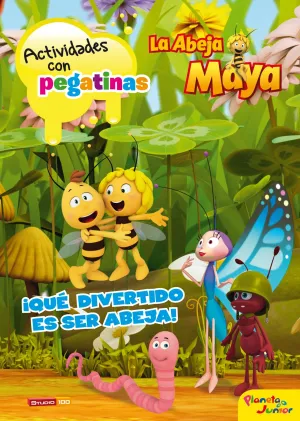 La Abeja Maya. Actividades con Pegatinas