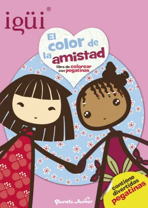 Igüi. El Color de la Amistad. Colorear con Pegatin
