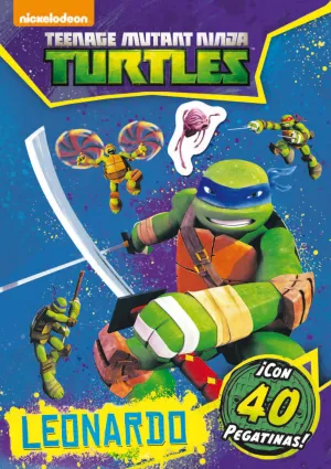 Las Tortugas Ninja. Leonardo. Activ. Con Pegatinas